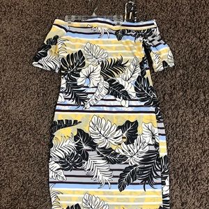 Off the shoulder floral dress